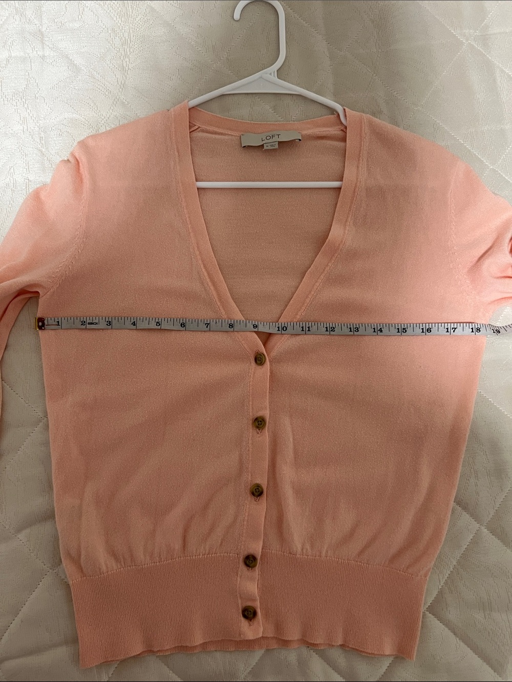 Ann Taylor LOFT Pastel Lightweight cardigan sweater - Picture 5 of 11